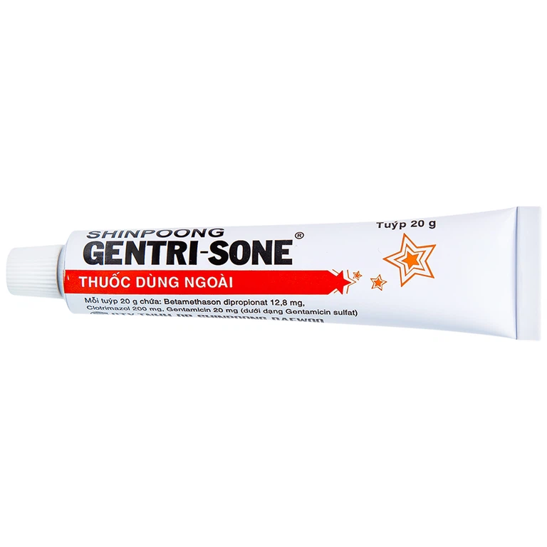 Kem Gentrisone ShinPoong Deawoo điều trị nấm da, giảm viêm ngứa da (20g)
