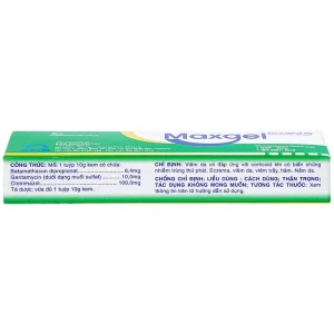 Kem bôi da Maxgel SPM điều trị viêm da, viêm trầy, hăm, nấm da (10g)