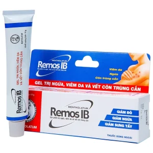 Gel Remos IB trị ngứa, viêm da và vết côn trùng cắn (10g)