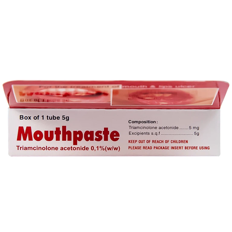 Gel bôi niêm mạc miệng Mouthpaste Medipharco giảm viêm, tổn thương (5g)