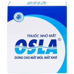 Thuốc nhỏ mắt Osla Merap Group dùng cho mắt mỏi, mắt khô, ngứa mắt, khô rát mắt (15ml)