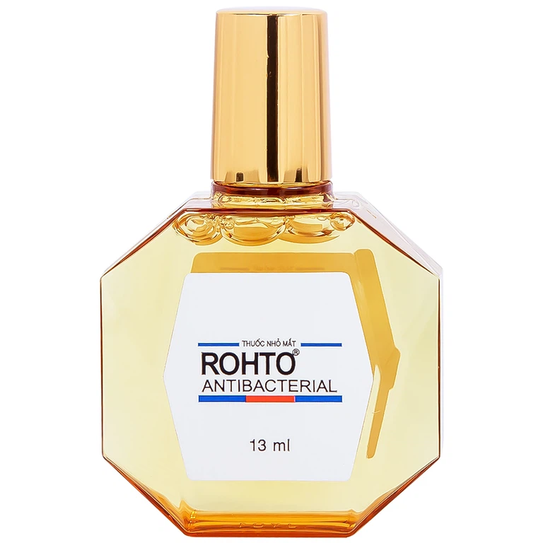 Thuốc nhỏ mắt Rohto Antibacterial điều trị lẹo mắt, viêm kết mạc, viêm mi mắt (13ml)