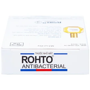 Thuốc nhỏ mắt Rohto Antibacterial điều trị lẹo mắt, viêm kết mạc, viêm mi mắt (13ml)
