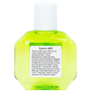 Thuốc nhỏ mắt Eyemiru 40 EX điều trị căng mắt, xung huyết kết mạc (15ml)