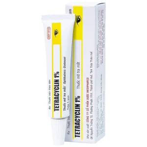 Thuốc mỡ tra mắt Tetracyclin 1% Medipharco điều trị đau mắt hột (5g)