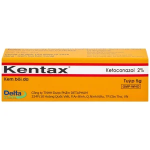 Kem bôi da Kentax Detapharm điều trị lác, lang ben, lác biếng, nấm kẽ (5g)
