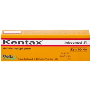 Kem bôi da Kentax Detapharm điều trị lác, lang ben, lác biếng, nấm kẽ (5g)