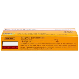 Kem bôi da Kentax Detapharm điều trị lác, lang ben, lác biếng, nấm kẽ (5g)
