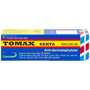 Kem bôi da Tomax Genta Detapharm điều trị bệnh da dị ứng (6g)