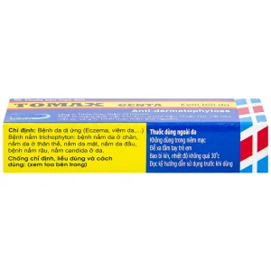 Kem bôi da Tomax Genta Detapharm điều trị bệnh da dị ứng (6g)