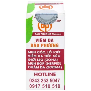 Thuốc Viêm Da Bảo Phương điều trị mụn cóc, lở loét viêm da tiếp xúc giời leo (8ml)