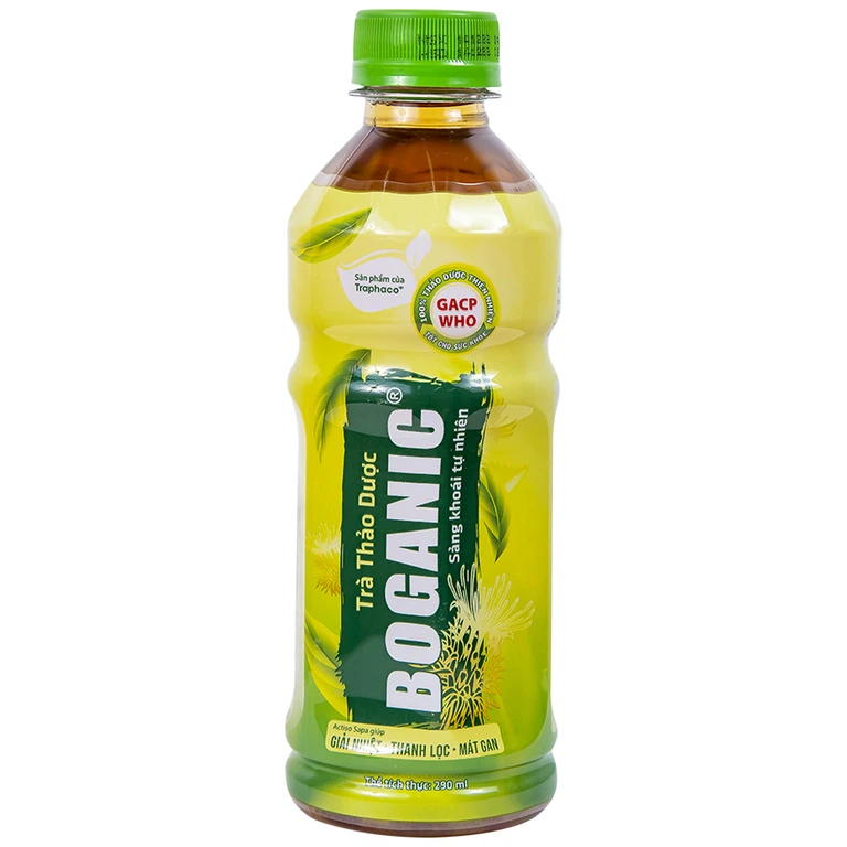 Trà thảo dược Boganic Traphaco hỗ trợ giải nhiệt, thanh lọc, mát gan (290ml)