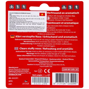 Chai hít Starbalm Sports Inhaler Novum thông mũi