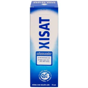 Xịt mũi nước biển sâu Xisat 75ml xịt sạch thông mũi dùng cho người lớn