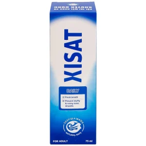 Xịt mũi nước biển sâu Xisat 75ml xịt sạch thông mũi dùng cho người lớn