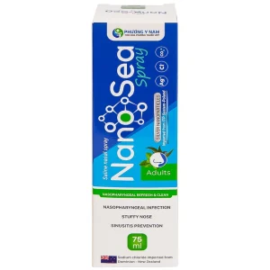 Dung dịch xịt vệ sinh mũi Nano Sea Spray 75ml làm sạch và thông mũi họng