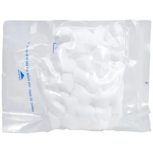 Bông gòn viên y tế thấm nước Bảo Thạch dùng để làm sạch vết thương, thấm máu và dịch tiết (50g)