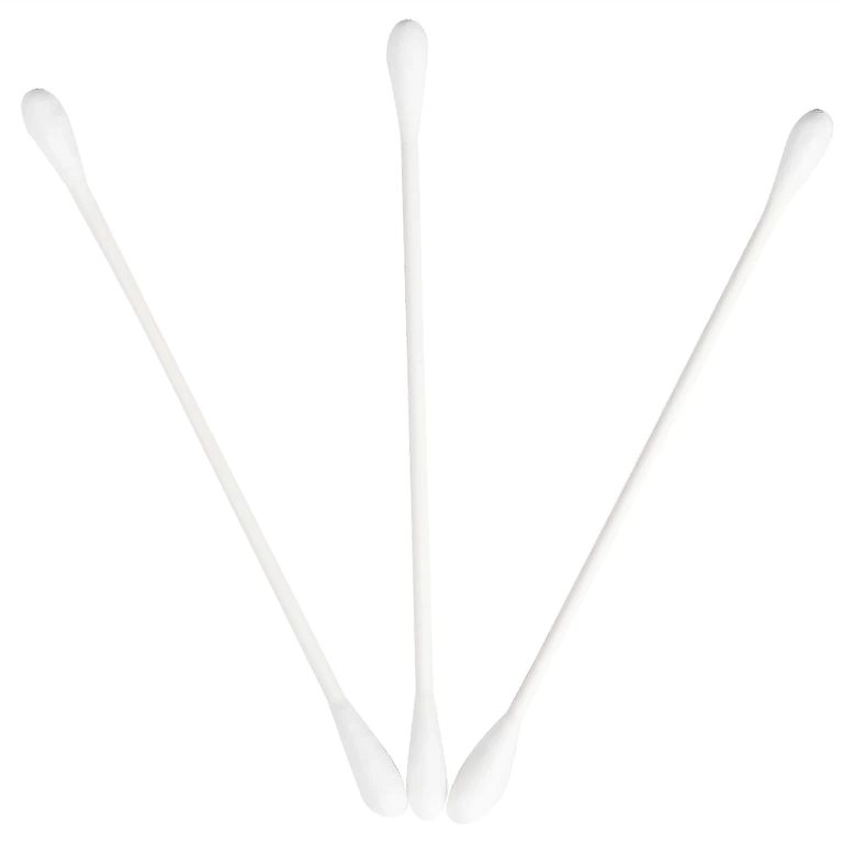 Tăm bông thân giấy Niva Baby BZP1 2 đầu tròn túi Zip vệ sinh tai, mũi, vệ sinh cá nhân cho trẻ em (200 que)