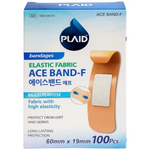 Băng keo cá nhân vải Elastic Fabric Ace Band-F 60mm x 19mm Young Chemical bảo vệ vết thương (100 miếng)
