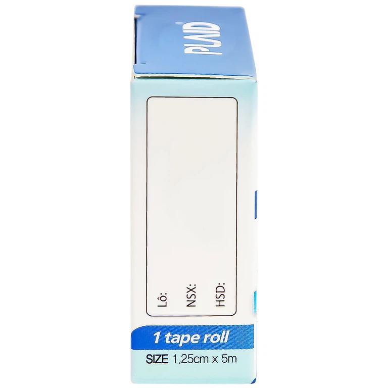 Băng keo cuộn giấy Young Plaster-Paper 1.25cm x 5m Young Chemical cố định ống truyền dẫn, dán lên gạc cố định vết thương (1 cuộn)