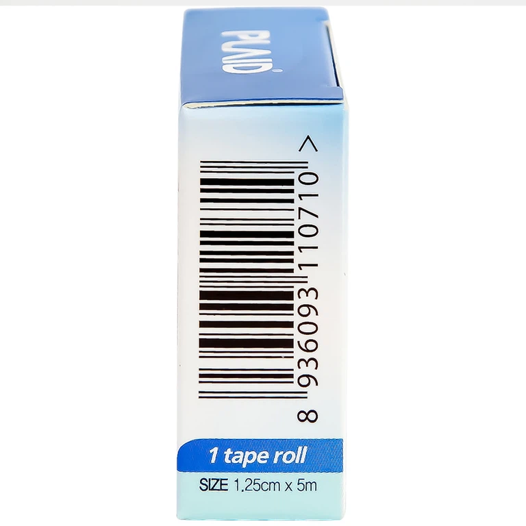 Băng keo cuộn giấy Young Plaster-Paper 1.25cm x 5m Young Chemical cố định ống truyền dẫn, dán lên gạc cố định vết thương (1 cuộn)