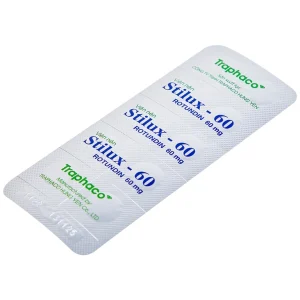 Thuốc Stilux-60 Traphaco dùng lo âu, căng thẳng, mất ngủ (10 vỉ x 10 viên)