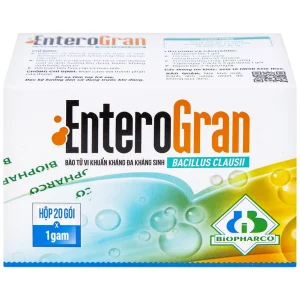 Thuốc Enteroran Biopharco điều trị và phòng ngừa rối loạn vi sinh đường ruột (20 gói x 1g)