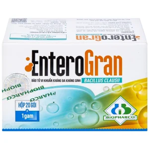 Thuốc Enteroran Biopharco điều trị và phòng ngừa rối loạn vi sinh đường ruột (20 gói x 1g)