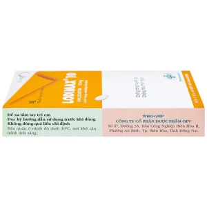 Viên nén Lodimax 10 OPV Pharma chống tăng huyết áp, đau thắt ngực (2 vỉ x 10 viên)
