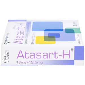 Thuốc Atasart-H 16mg/12.5mg Getz điều trị tăng huyết áp (4 vỉ x 7 viên)