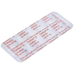 Thuốc Cataflam 50 Novartis điều trị đau sau chấn thương, viêm và sưng do bong gân (1 vỉ x 10 viên)