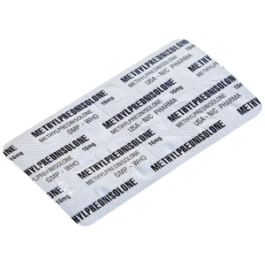Thuốc Methylprednisolone 16mg Usa - Nic Pharma kháng viêm và ức chế miễn dịch, chống dị ứng (3 vỉ x 10 viên)