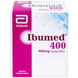 Thuốc Ibumed 400 Glomed giảm đau do cảm cúm, cảm lạnh, viêm khớp dạng thấp (10 vỉ x 10 viên)