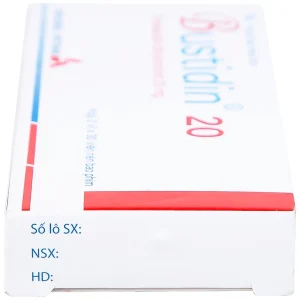 Thuốc Bustidin 20 Roussel điều trị đau thắt ngực ổn định (2 vỉ x 30 viên)