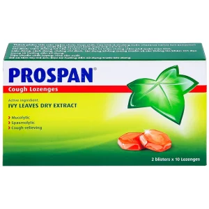 Viên ngậm ho Prospan Engelhard điều trị viêm đường hô hấp cấp (2 vỉ x 10 viên)