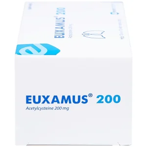 Thuốc Euxamus 200mg Euvipharm tiêu chất nhầy trong bệnh nhầy nhớt (10 vỉ x 10 viên)