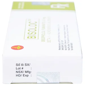 Thuốc Bisoloc United điều trị suy tim mạn ổn định từ vừa đến nặng (3 vỉ x 10 viên)