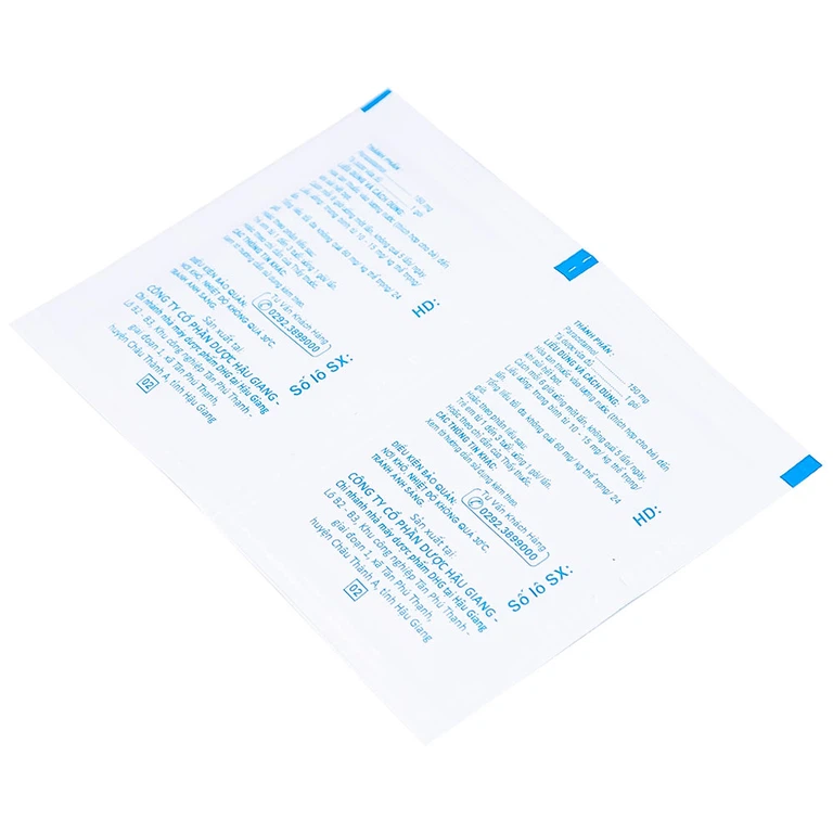 Bột Hapacol 150 DHG giảm đau, hạ sốt (24 gói)