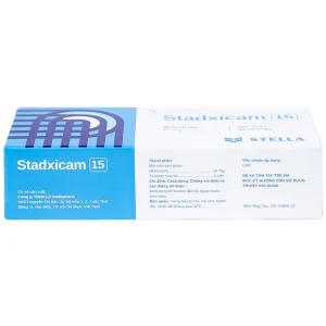 Thuốc Stadxicam 15 Stella điều trị thoái hóa khớp, viêm khớp dạng thấp (3 vỉ x 10 viên)