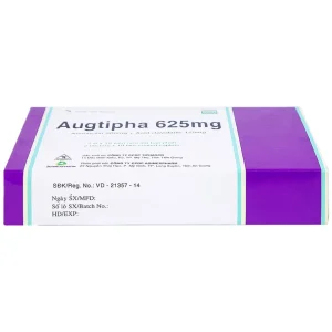 Thuốc Augtipha 625mg Tipharco điều trị nhiễm khuẩn (2 vỉ x 10 viên)
