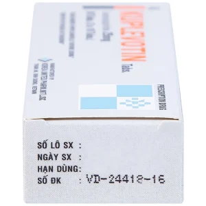 Viên nén Kuplevotin 25mg Korea United điều trị rối loạn tiêu hóa, trướng bụng (3 vỉ x 10 viên)