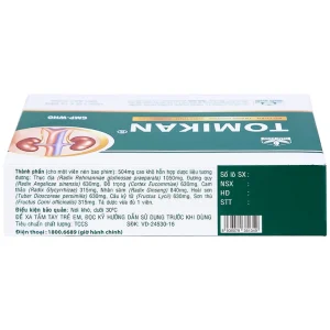 Thuốc Tomikan Nhất Nhất bổ thận, tráng dương, sinh tinh (2 vỉ x 10 viên)