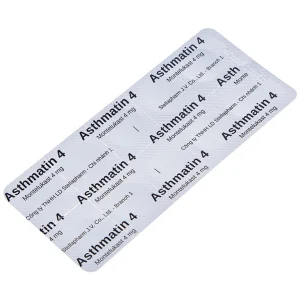 Viên nhai Asthmatin 4 Stella phòng và điều trị hen suyễn, giảm viêm mũi dị ứng (3 vỉ x 10 viên)
