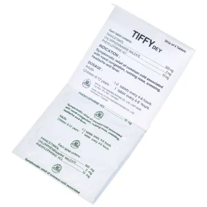 Thuốc Tiffy Dey Thai Nakorn Patana điều trị nghẹt mũi, sổ mũi (25 vỉ x 4 viên)