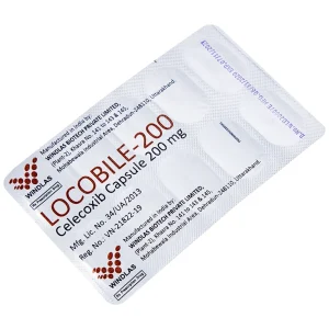 Viên nang cứng Locobile-200 Windlas Biotech điều trị thoái hóa khớp, viêm khớp dạng thấp (3 vỉ x 10 viên)