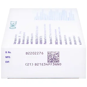 Viên nang cứng Omez 20mg Dr.Reddy's điều trị và dự phòng tái phát loét tá tràng (2 vỉ x 10 viên)
