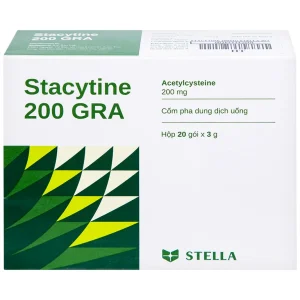 Cốm pha dung dịch uống Stacytine 200 GRA Stella tiêu nhầy, long đờm (20 gói)