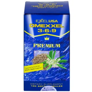Viên uống Omexxel 3-6-9 Premium hỗ trợ tốt cho não và mắt (100 viên)