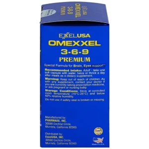 Viên uống Omexxel 3-6-9 Premium hỗ trợ tốt cho não và mắt (100 viên)