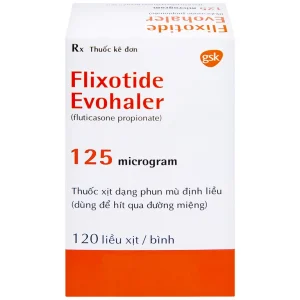 Khí dung Flixotide 125mcg GSK điều trị hen phế quản (120 liều)